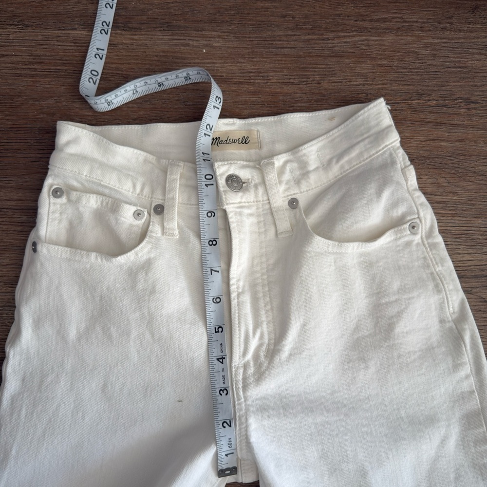 Madewell Perfect Vintage Wide-Leg Crop White Jean - Picture 13 of 14